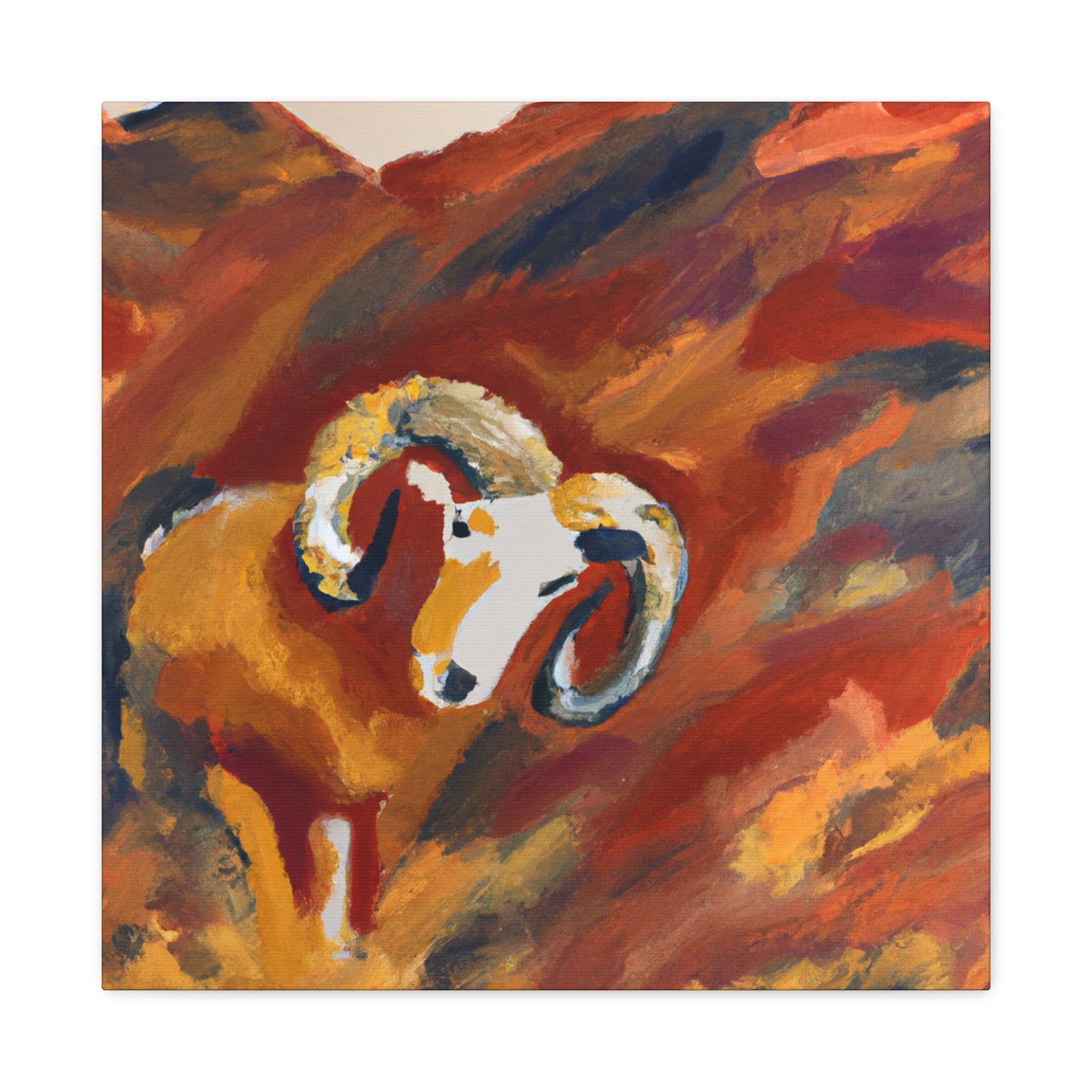 Bighorn Mountain Migration - Canvas