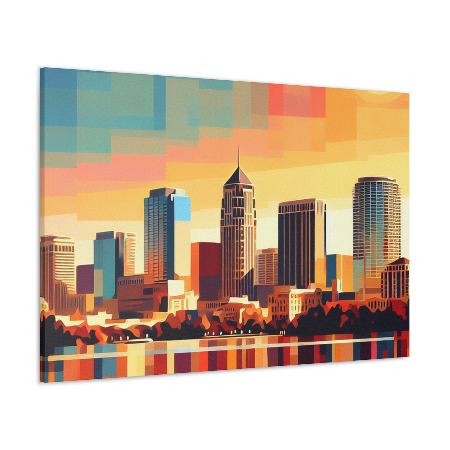 "Serene Orlando Reflections" - Canvas