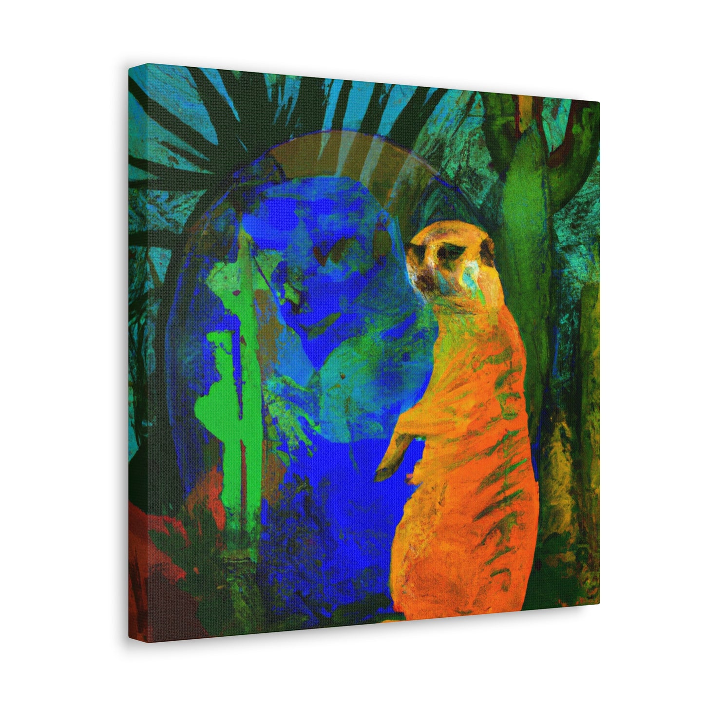 "Meerkat Surreal Dream" - Canvas