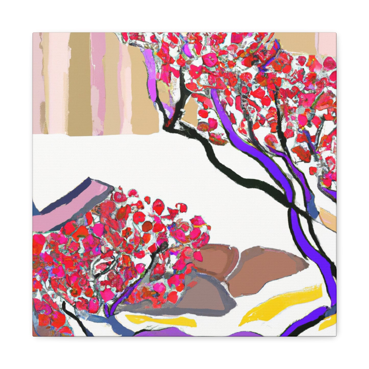 Cherry Blossom Reflection - Canvas