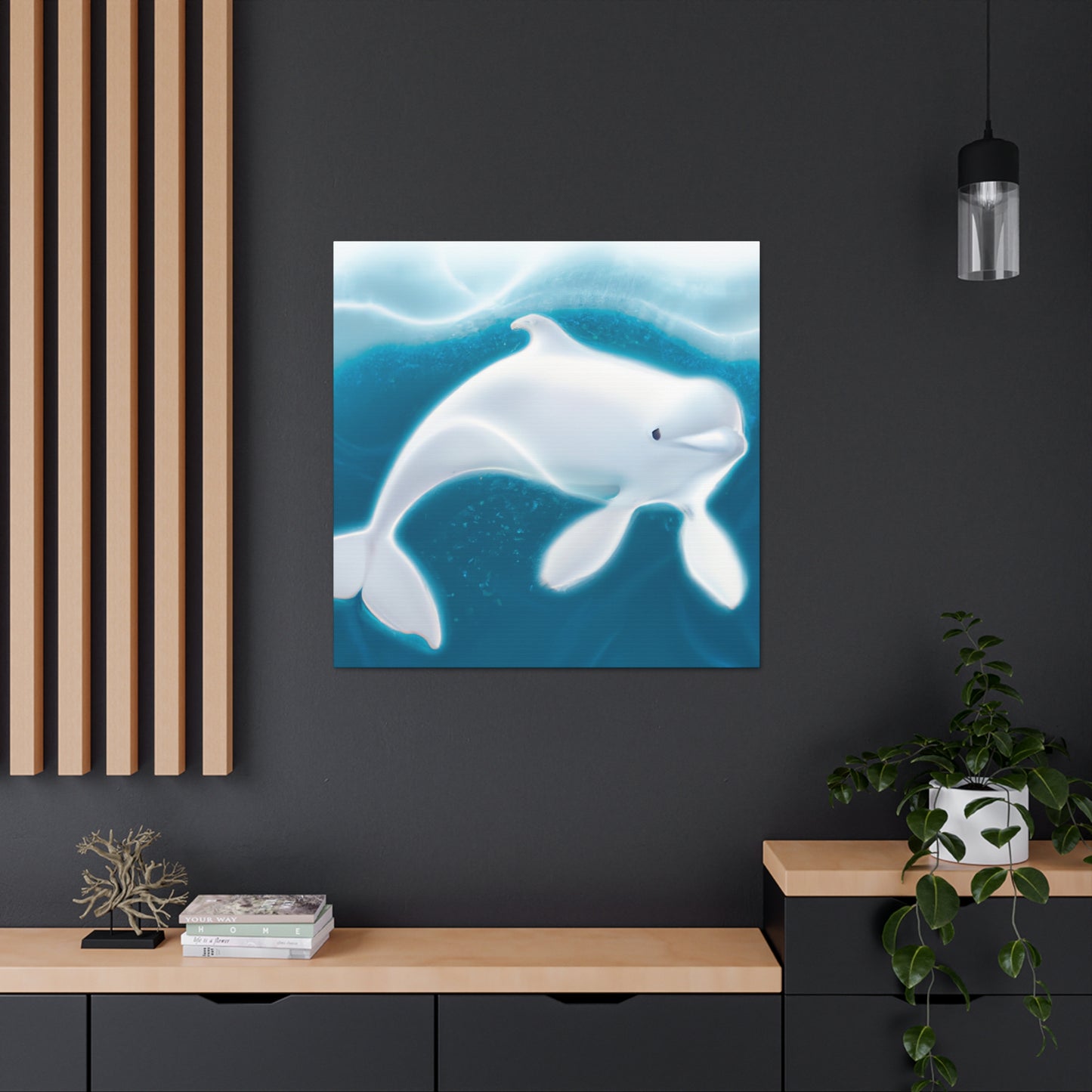 Beluga's Art Deco Dream - Canvas