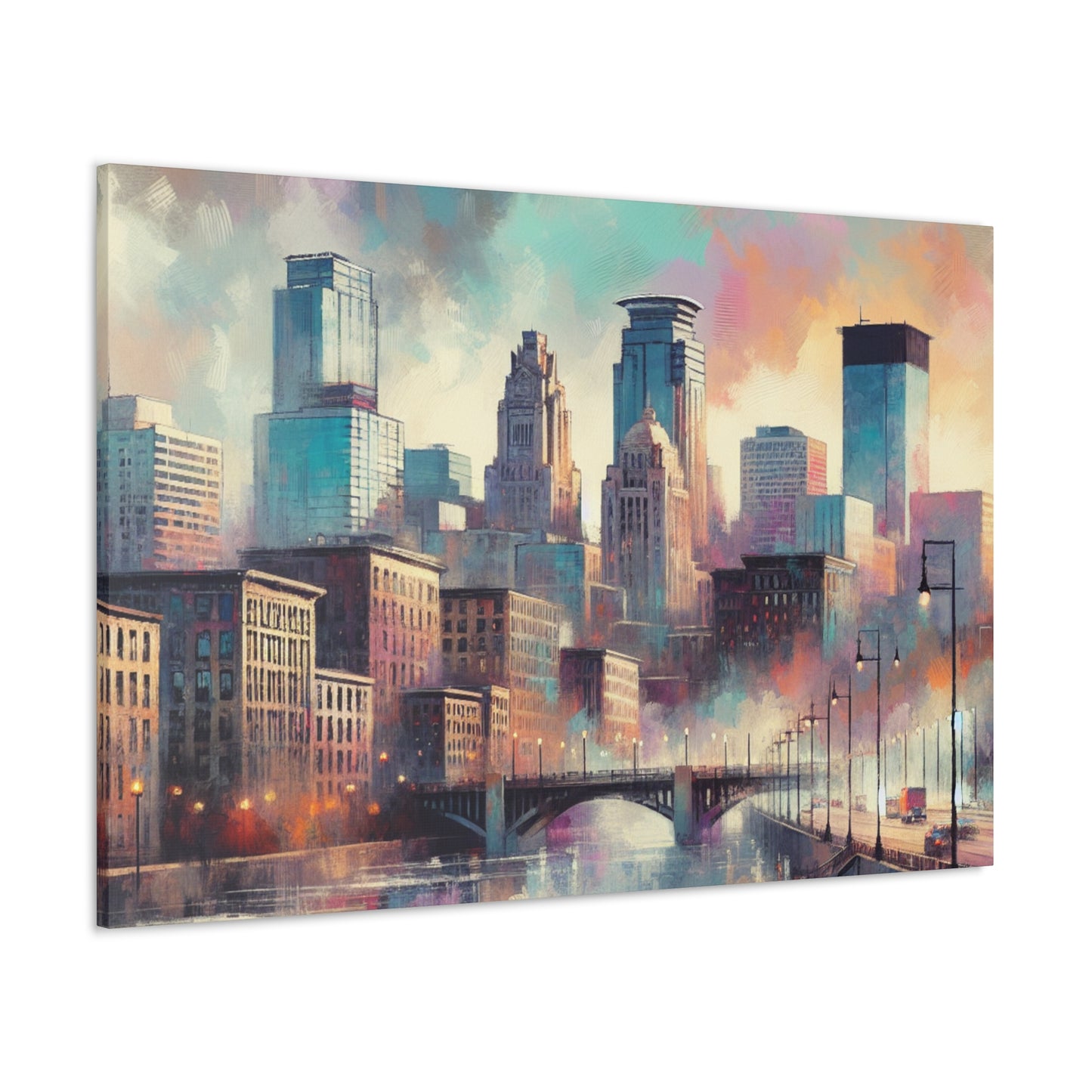 "Urban Melodies on Canvas" - Canvas