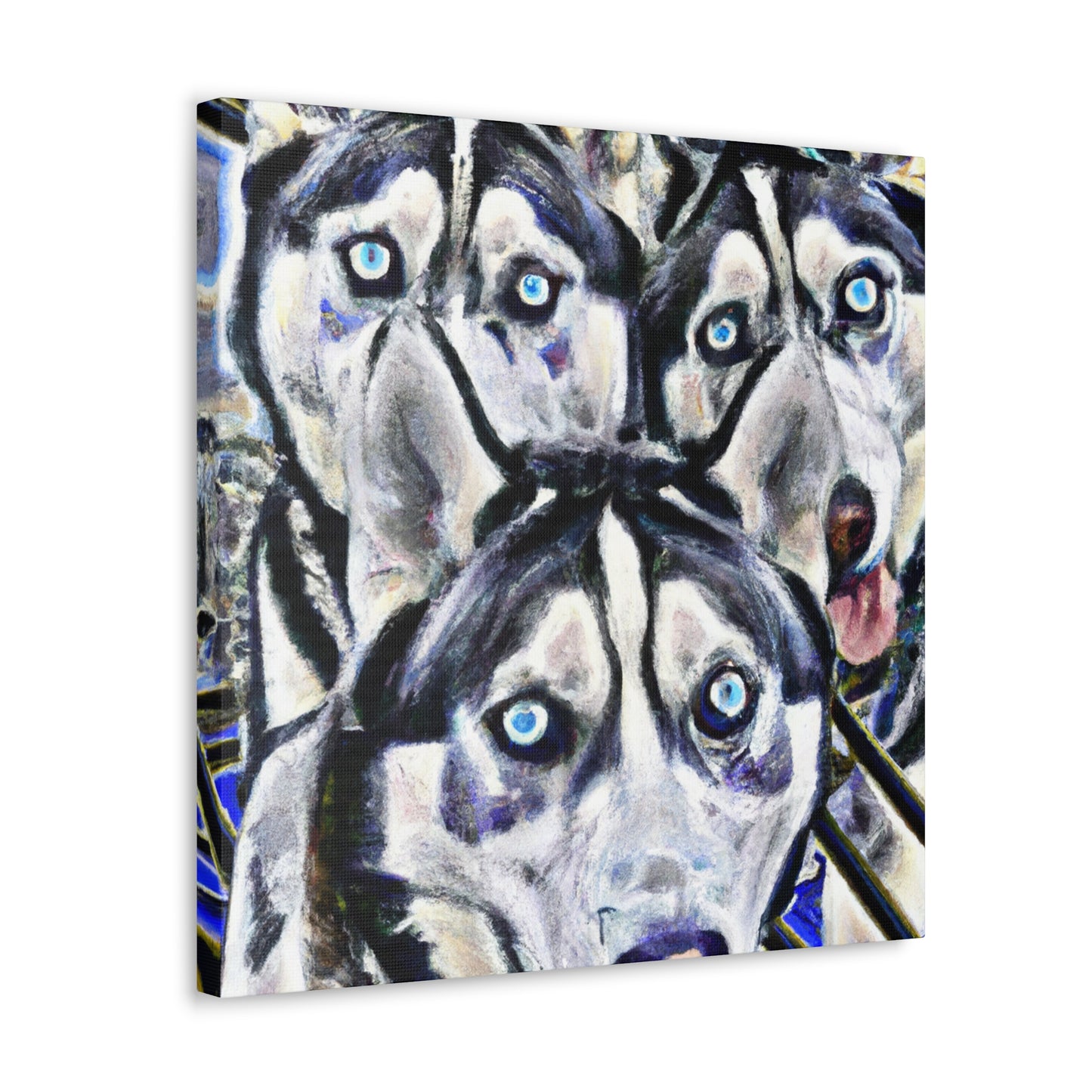 Siberian Husky Dreamscape - Canvas