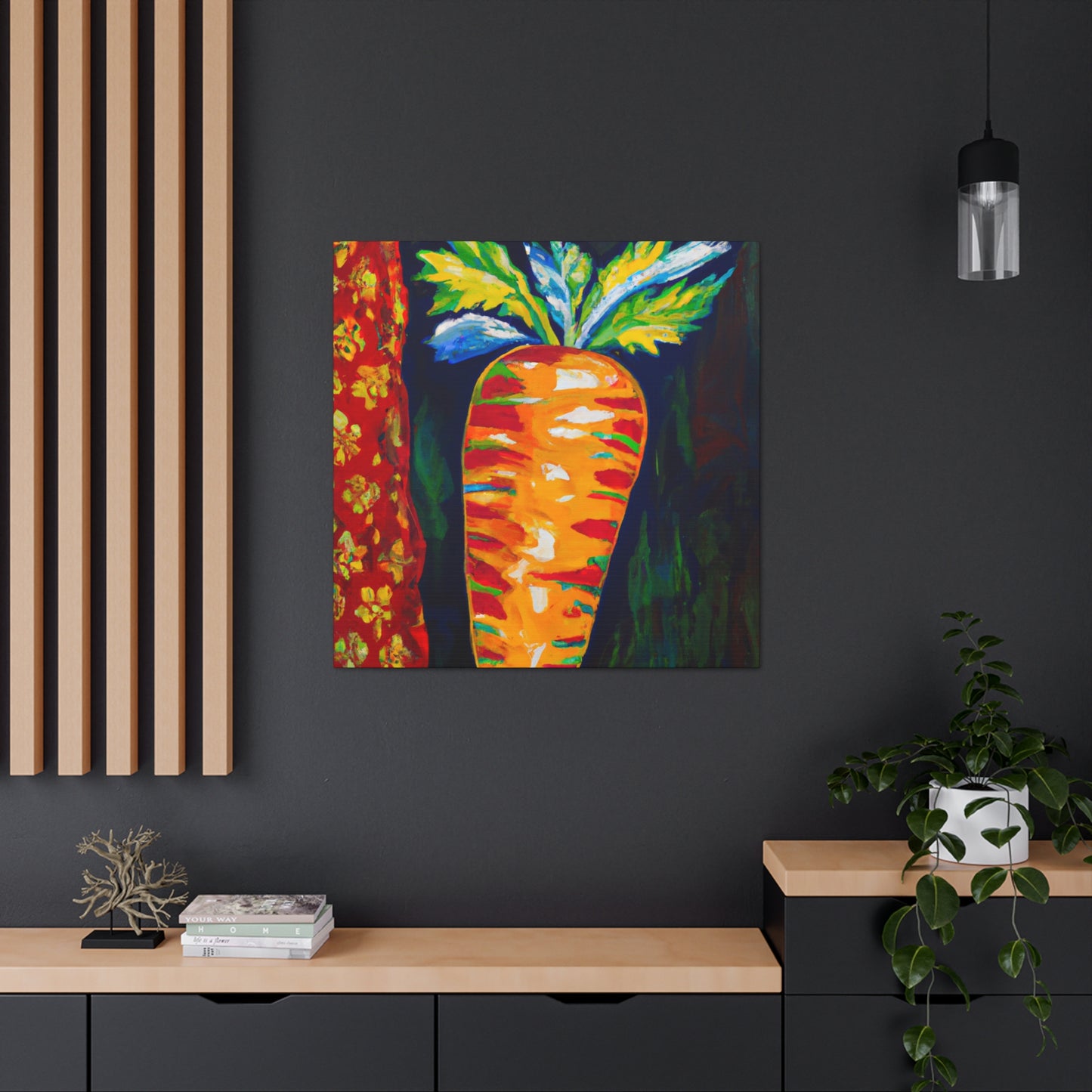 "Carrot in Baroque" - Canvas