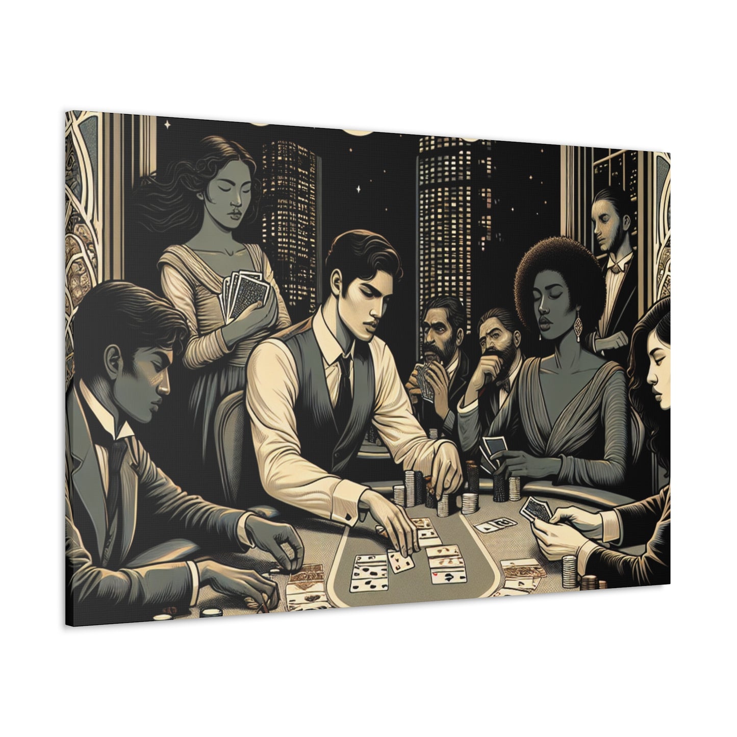 Elegant Game of Chance - Canvas