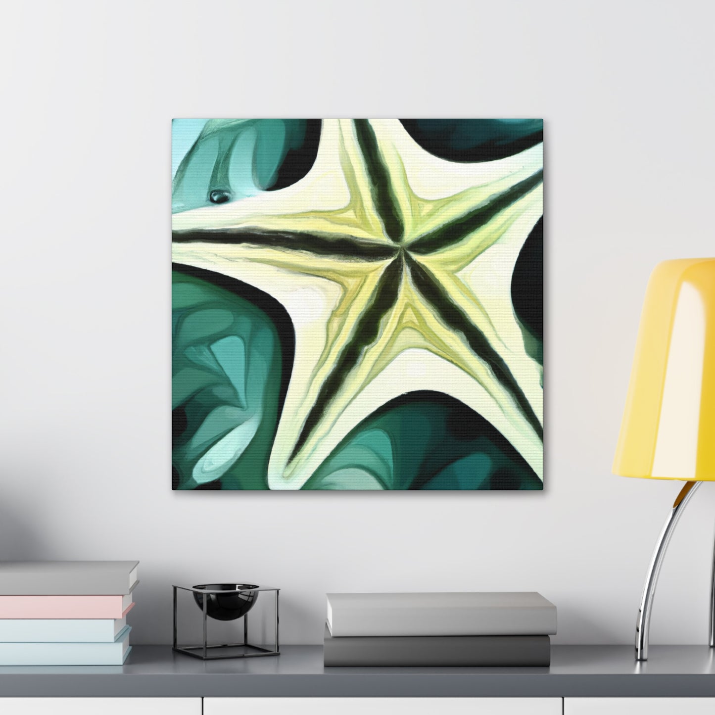 "Starfish Sparkles Aloft" - Canvas