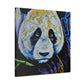 Panda in Neon colors - Canvas