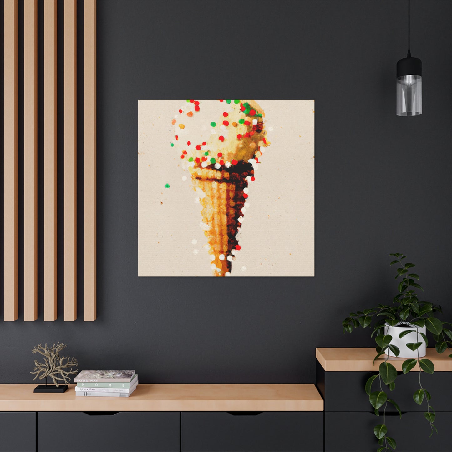 "Ice Cream Dream Vision" - Canvas