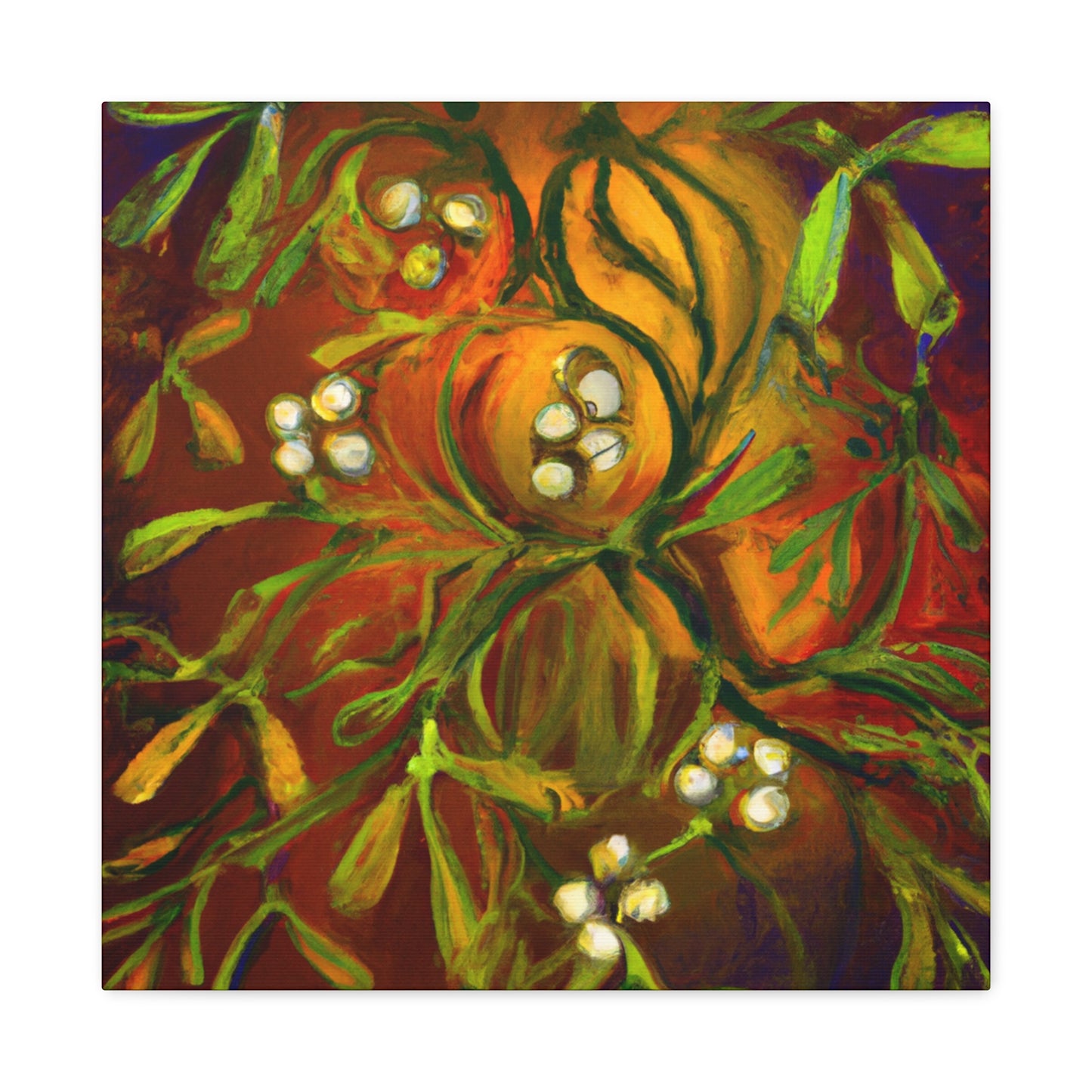 Mistletoe Magic Scene - Canvas