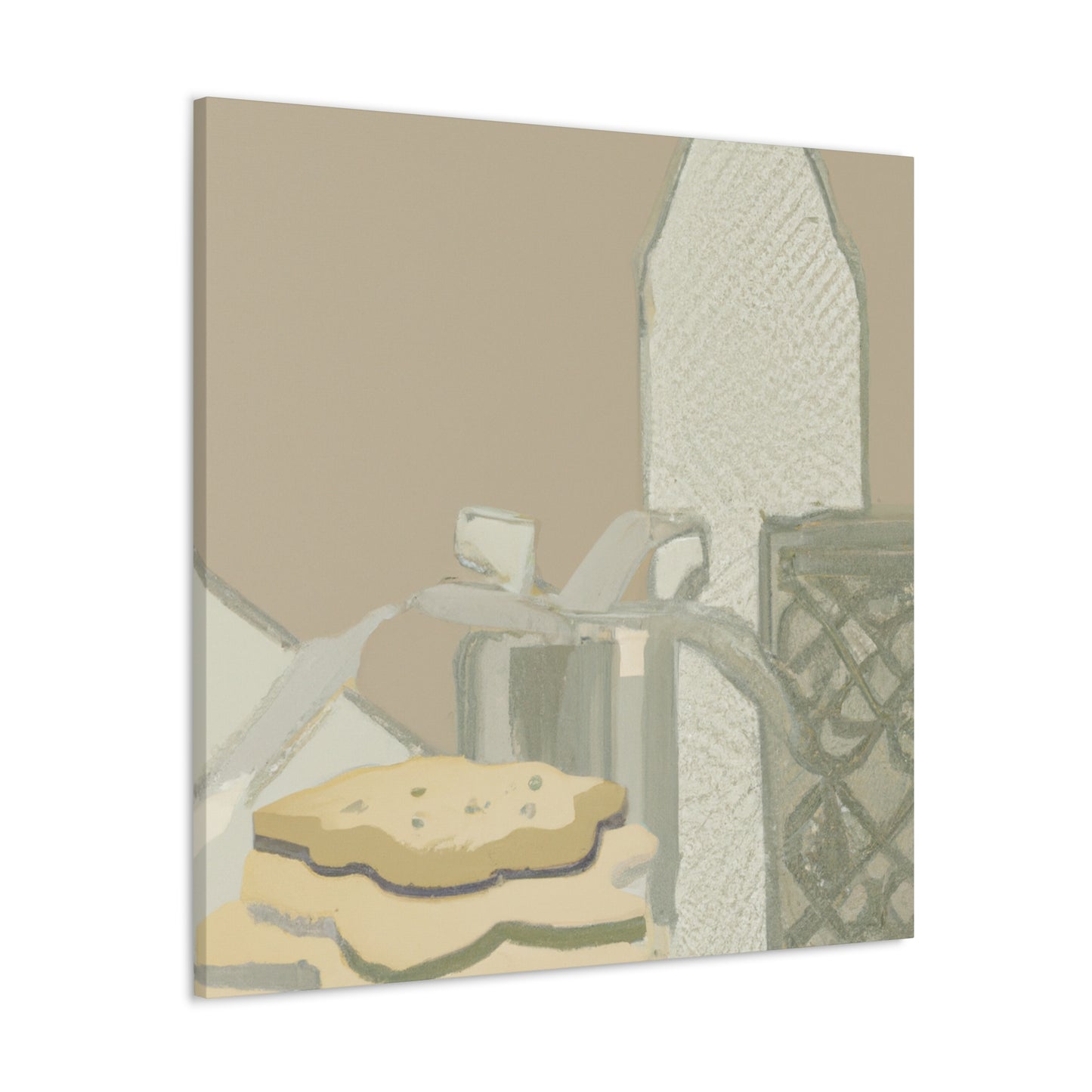 Milk and Cookies Delight - Canvas