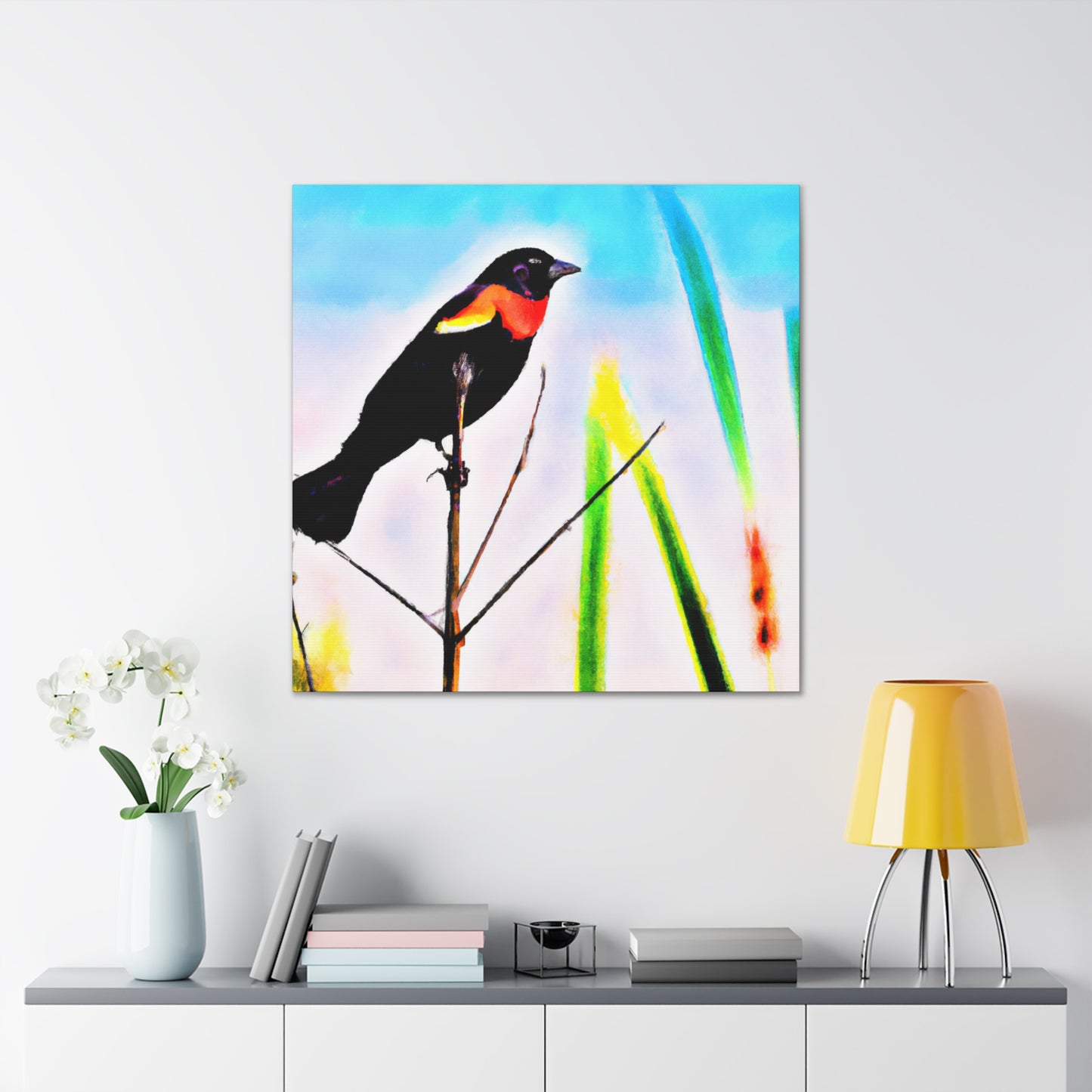 Red-winged Blackbird Glory - Canvas