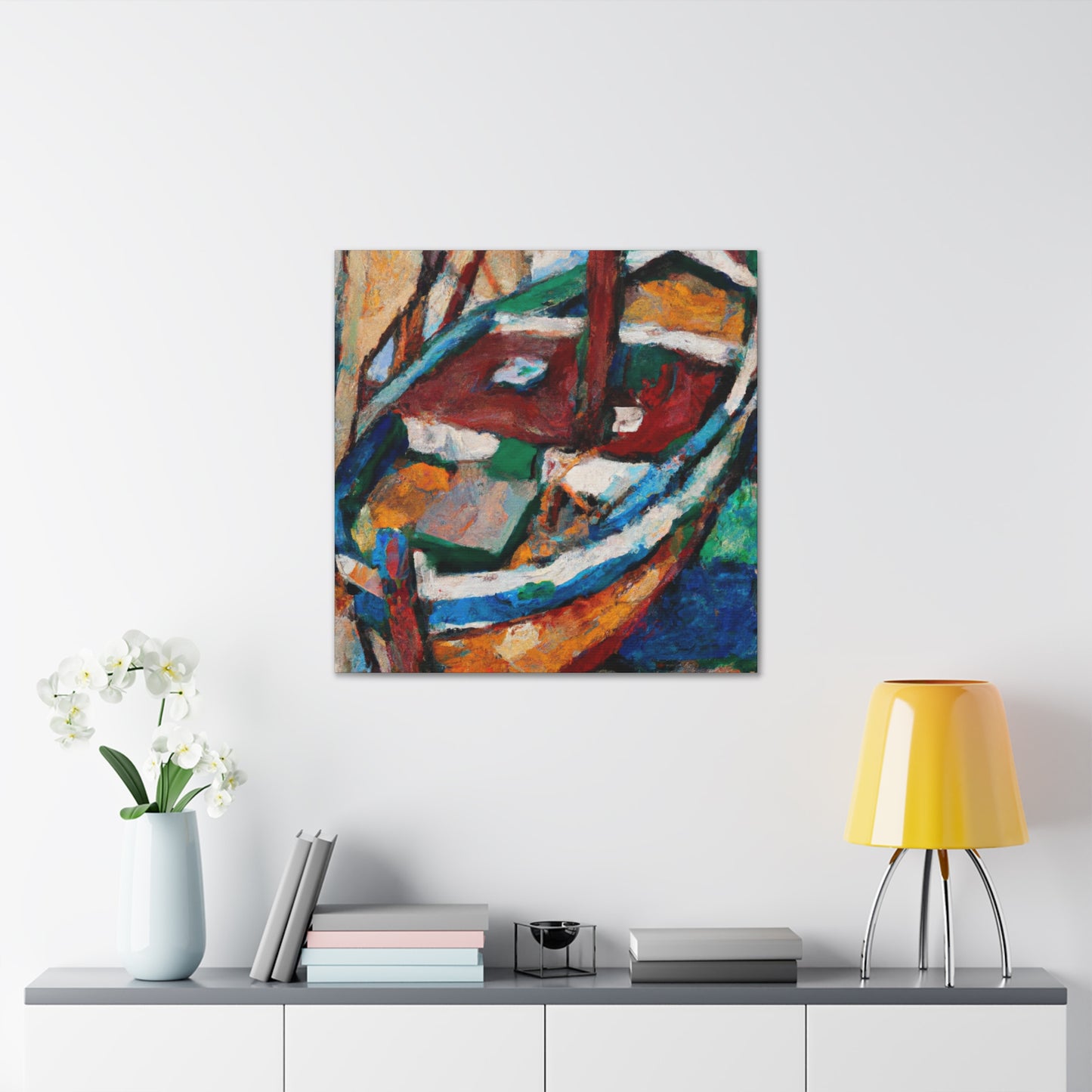 Sailing the Blue Seas - Canvas