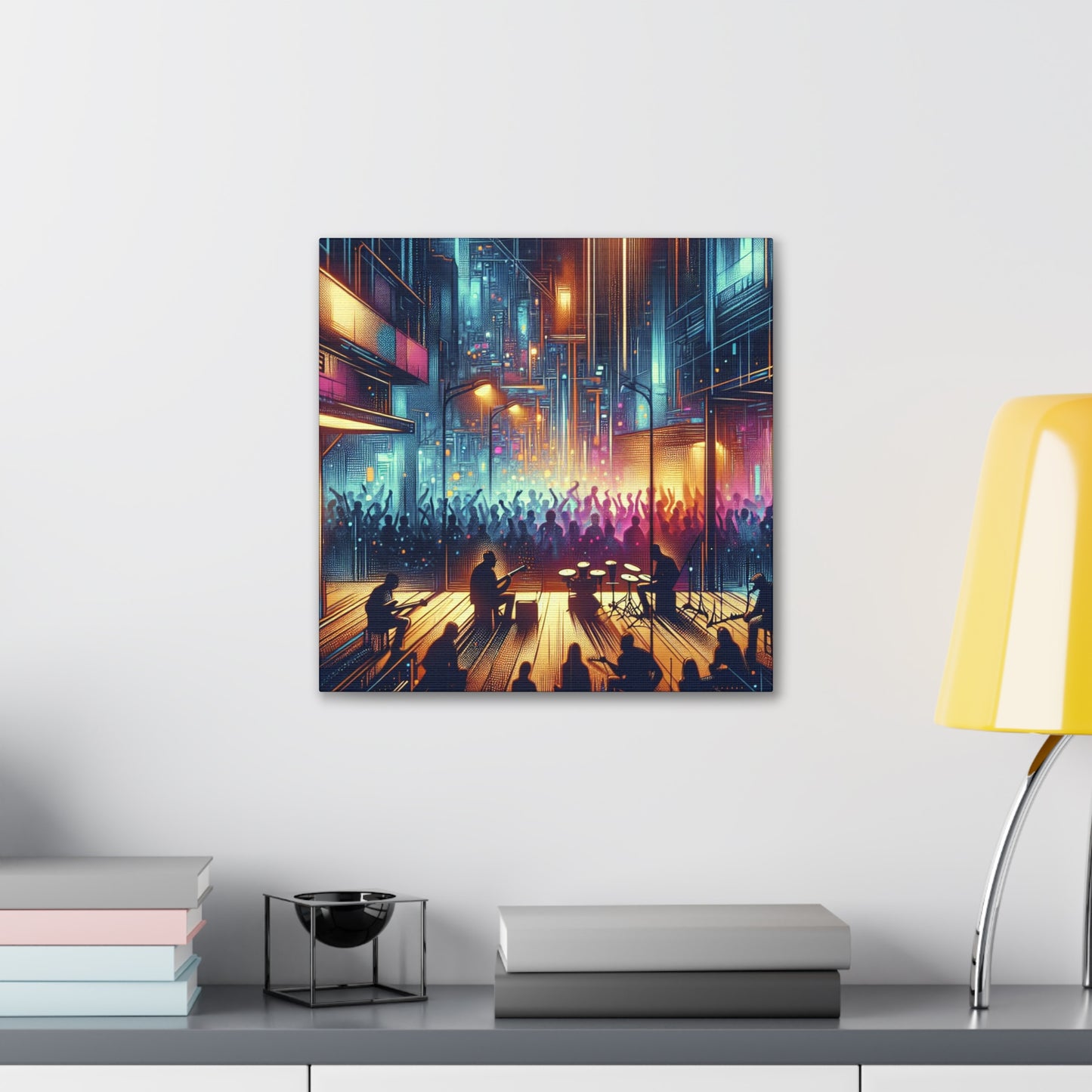 Resonating Rhythmic Revelry - Canvas