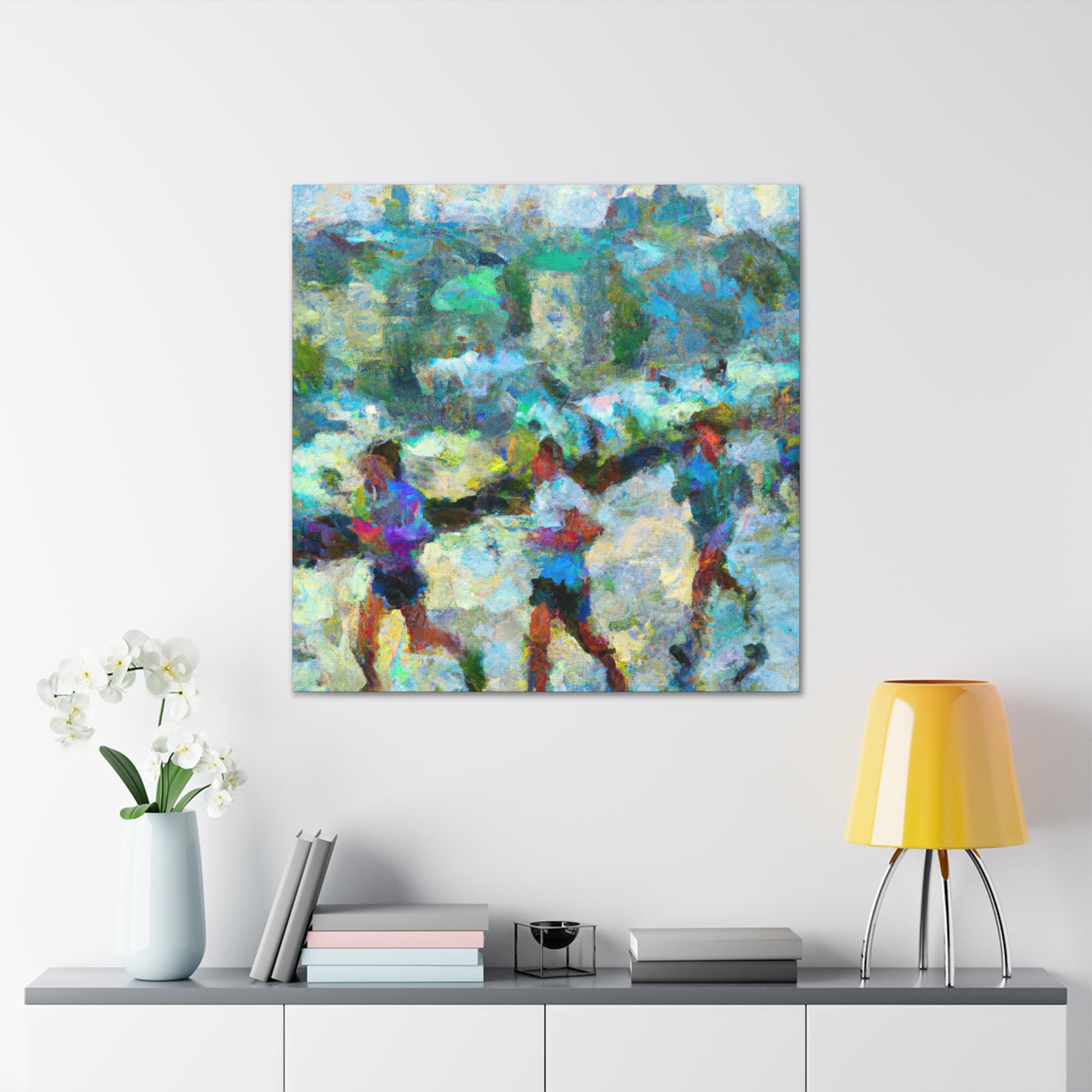 Running with the Dawn - Canvas