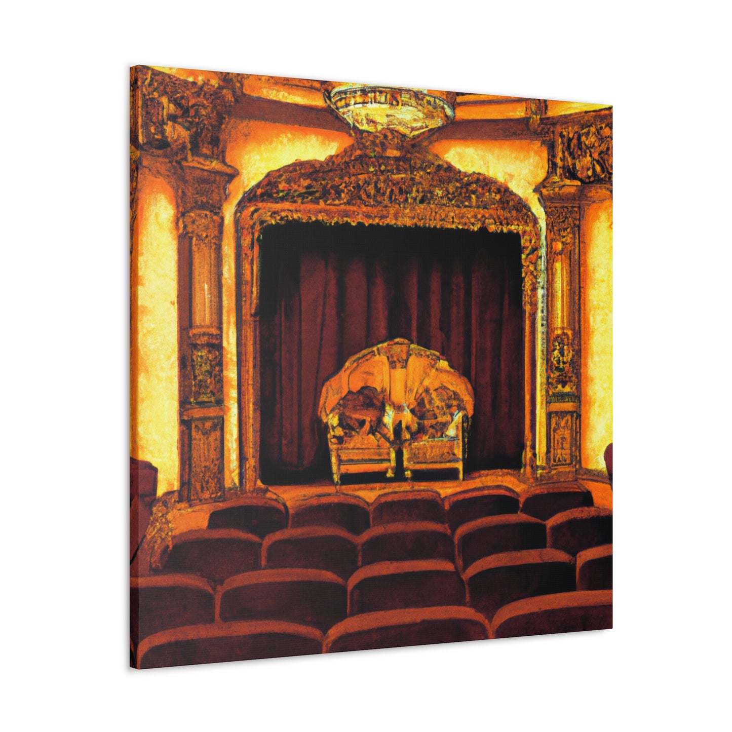 "Cinema Over Curtain Call" - Canvas