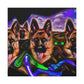 "German Shepherd Dreamscape" - Canvas