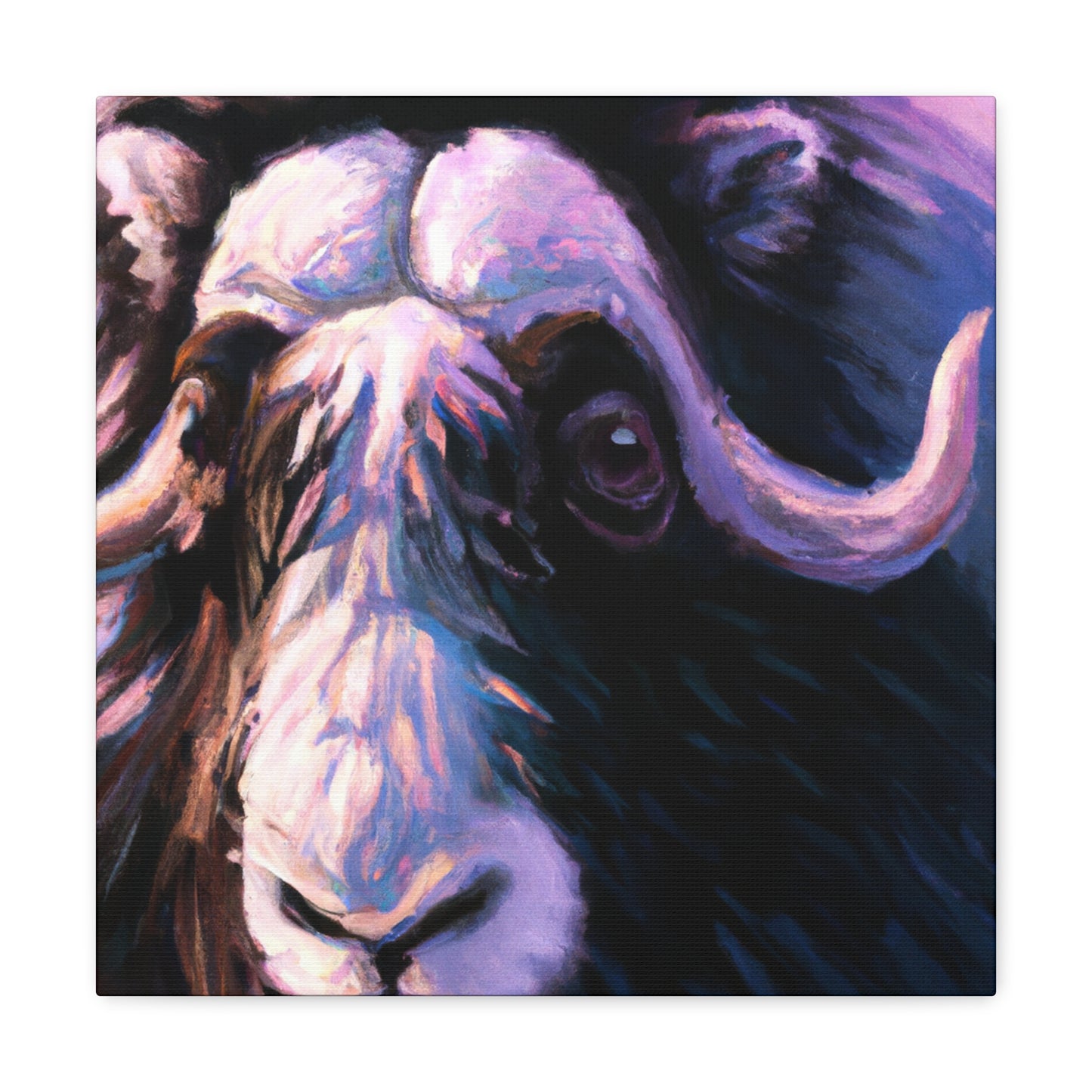 Musk Ox in Monochrome - Canvas