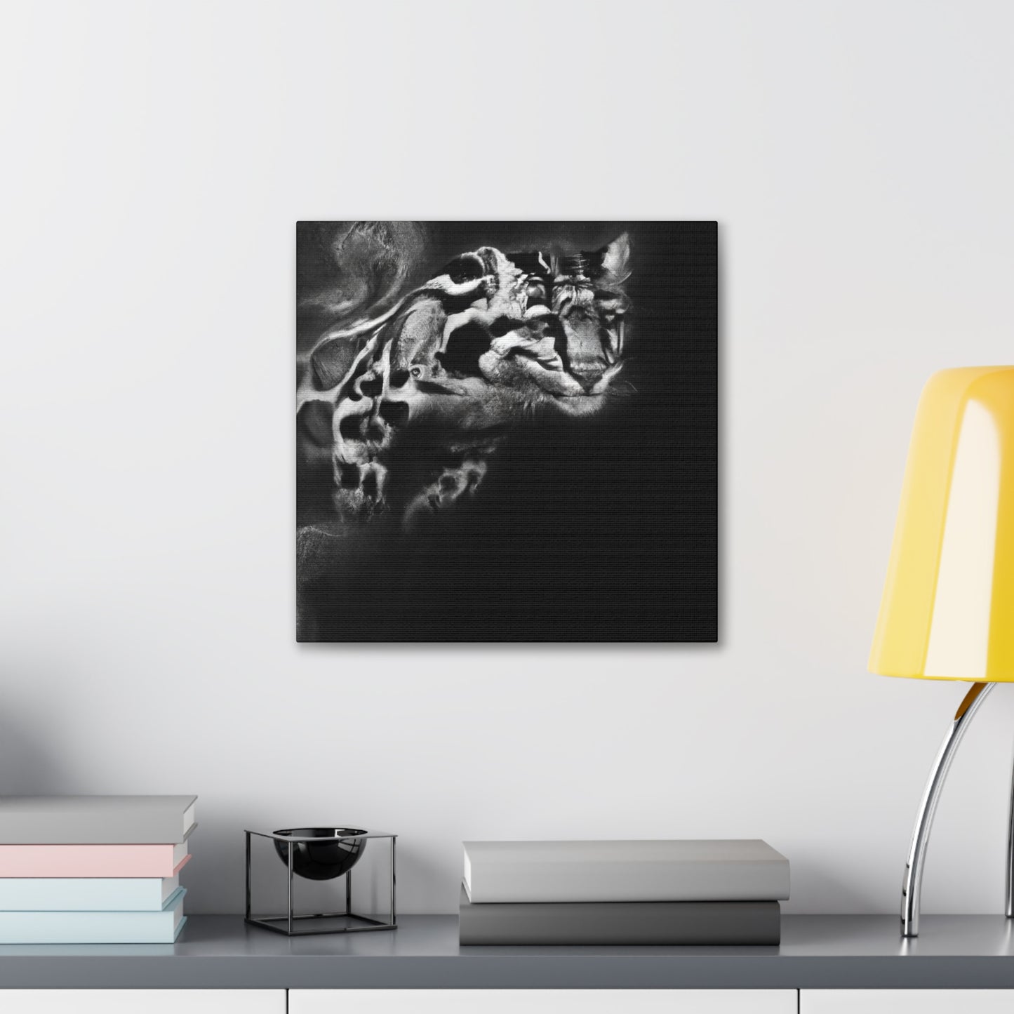 "Clouded Leopard Fantasia" - Canvas