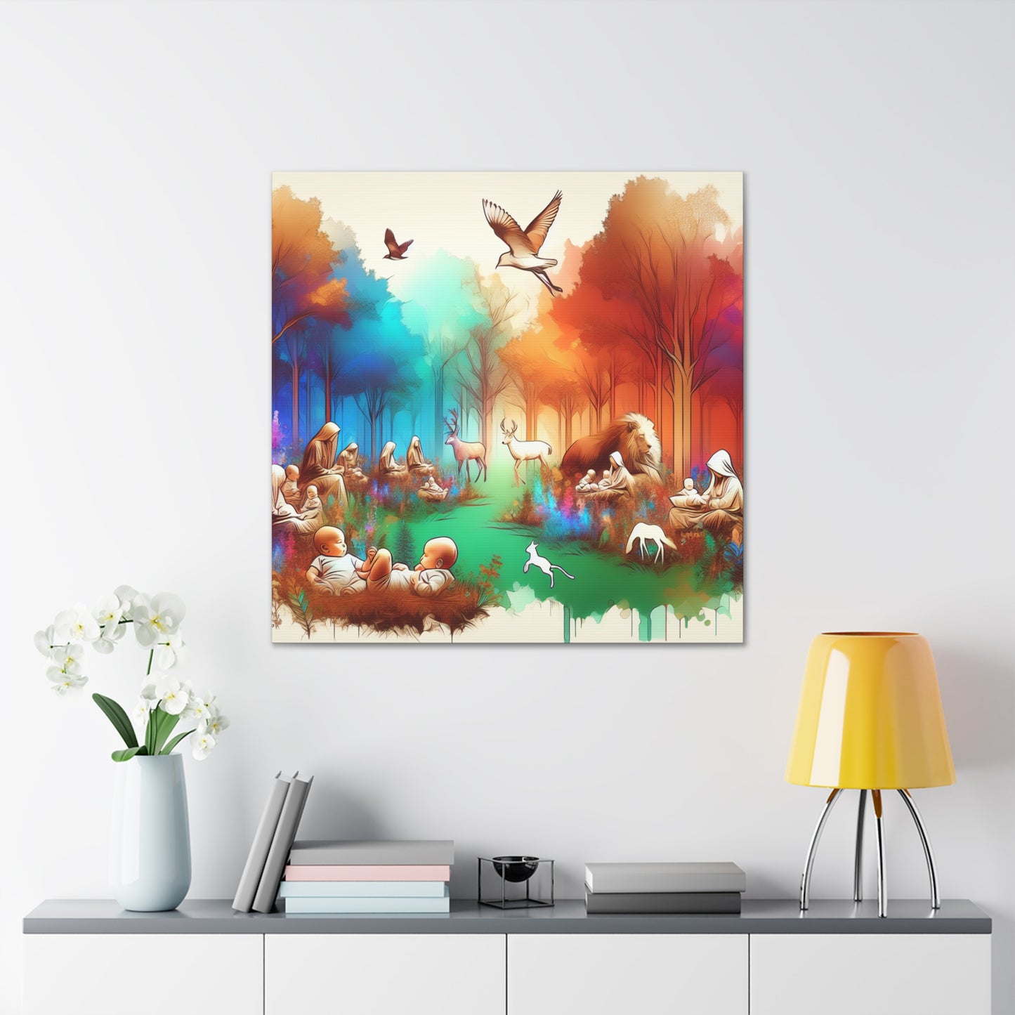 Whispering Woodland Wonders - Canvas