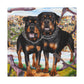 "Feral Rottweiler Vision" - Canvas