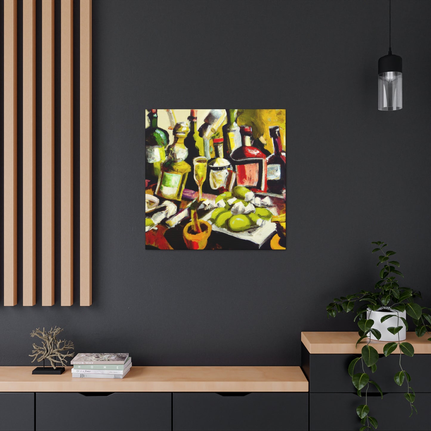 "Cocktails in Fauvism" - Canvas