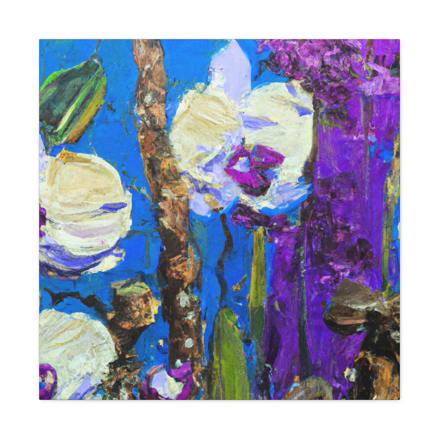 "Orchid in Abstraction" - Canvas