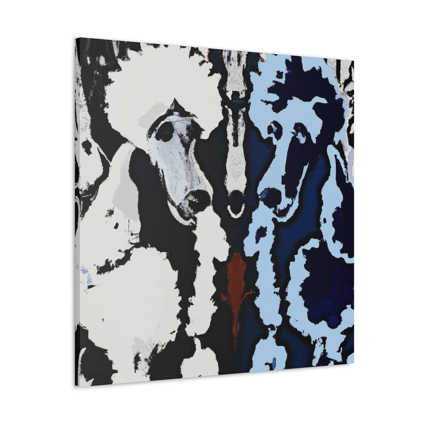 Poodle in Expressionism - Canvas