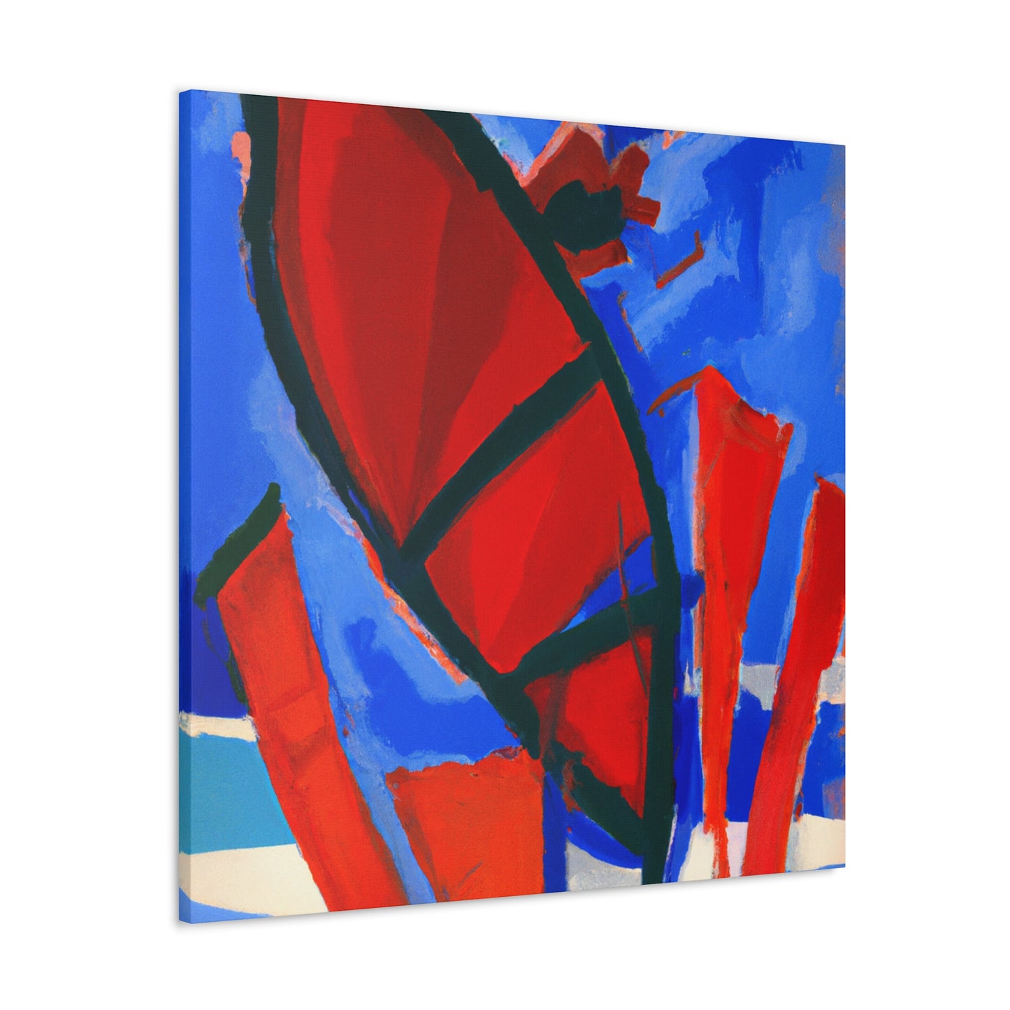 Parasailing Through Art - Canvas