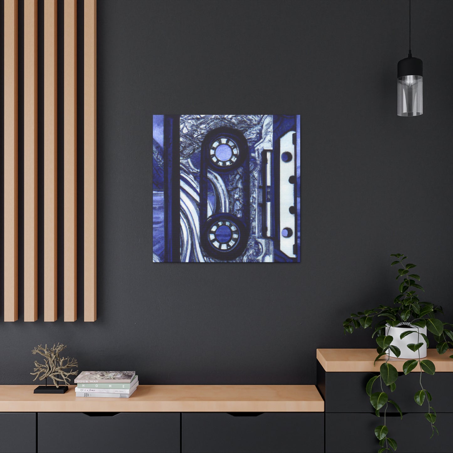 "Cassette Tape Symphony' - Canvas