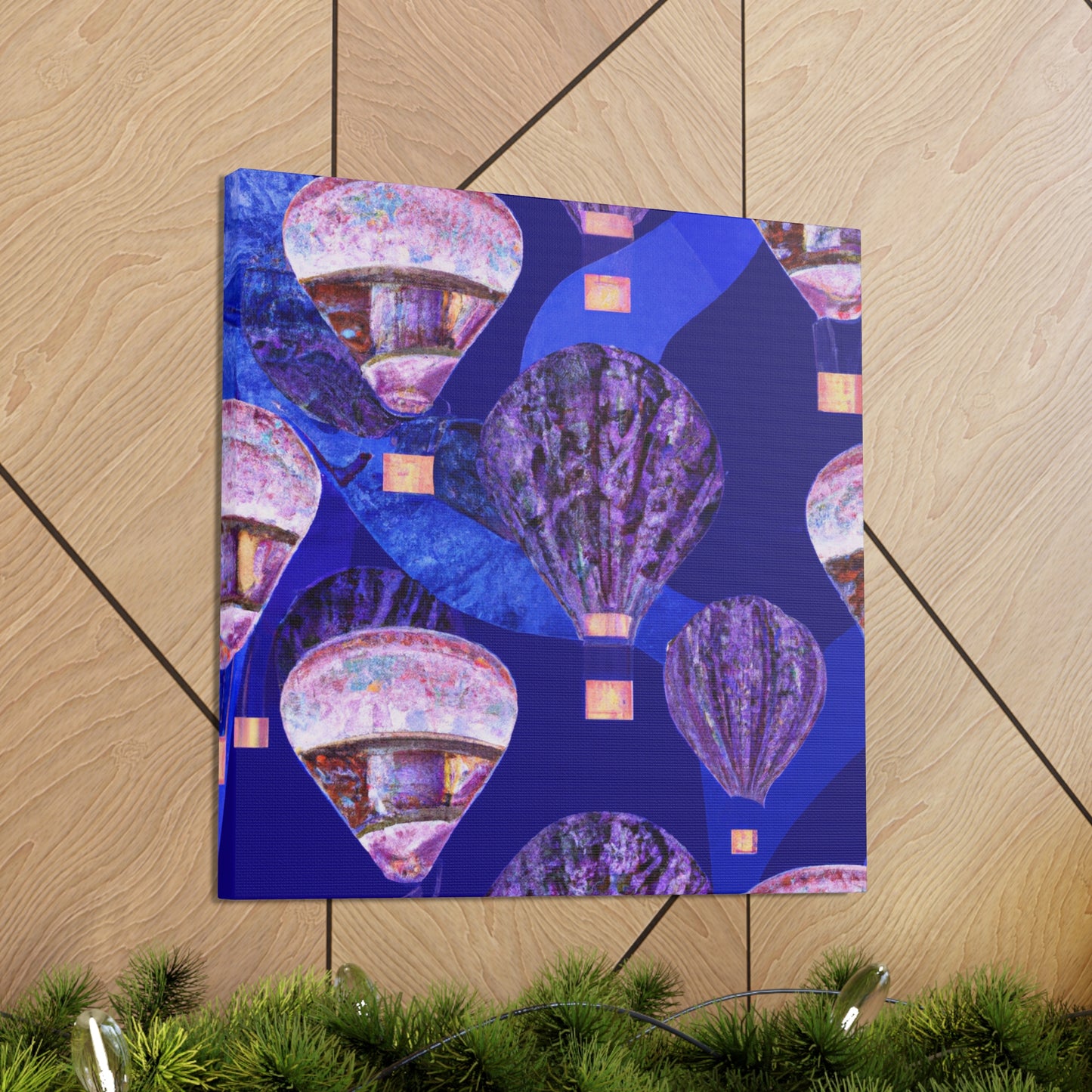 "Hot Air Balloons Soar" - Canvas