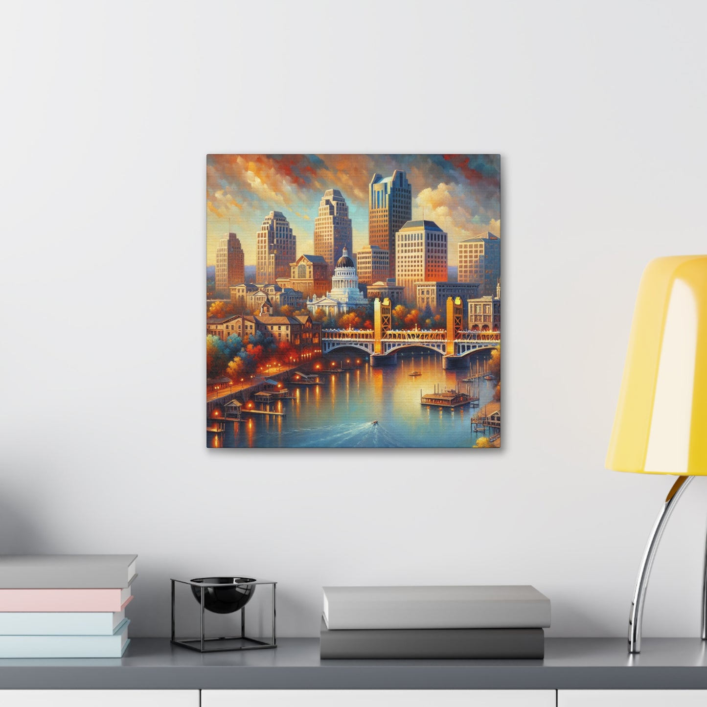 Golden Dreams of Sacramento - Canvas