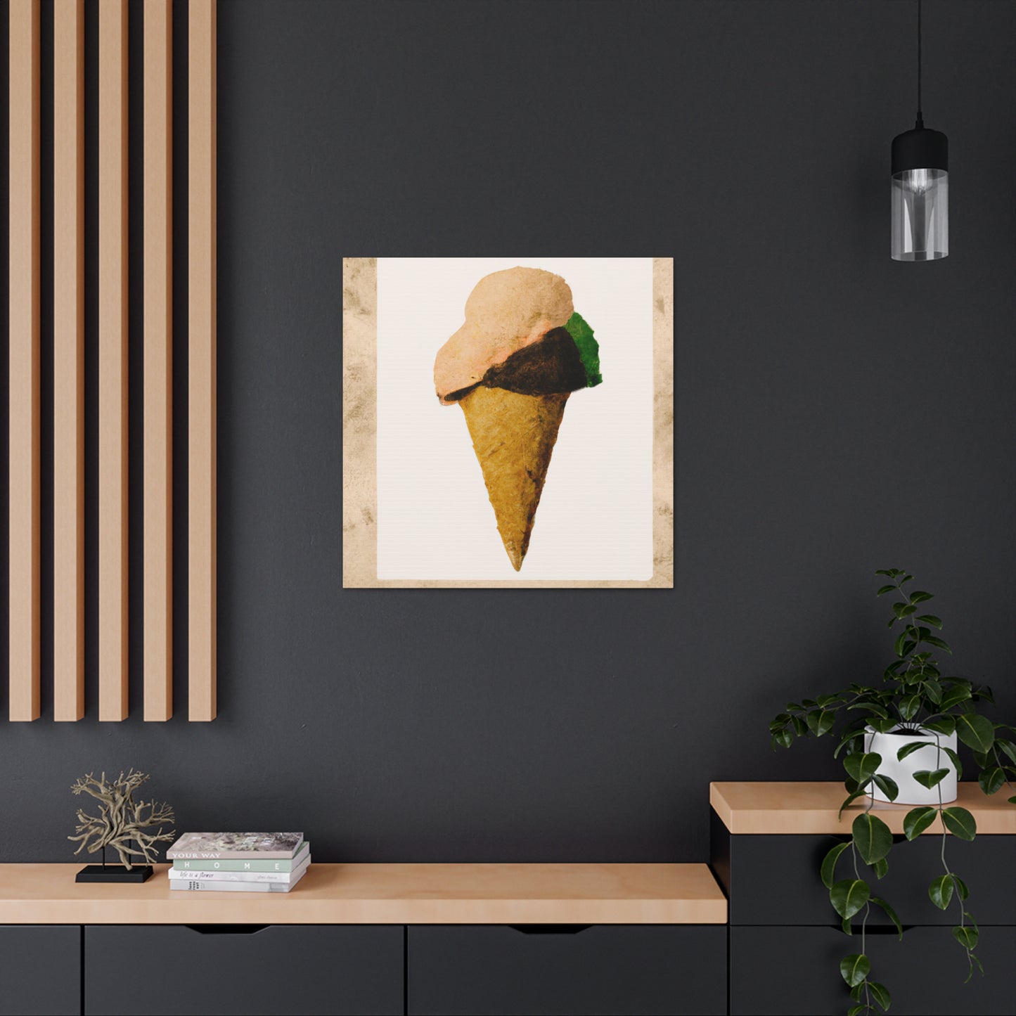 Ice Cream in Bloom - Canvas