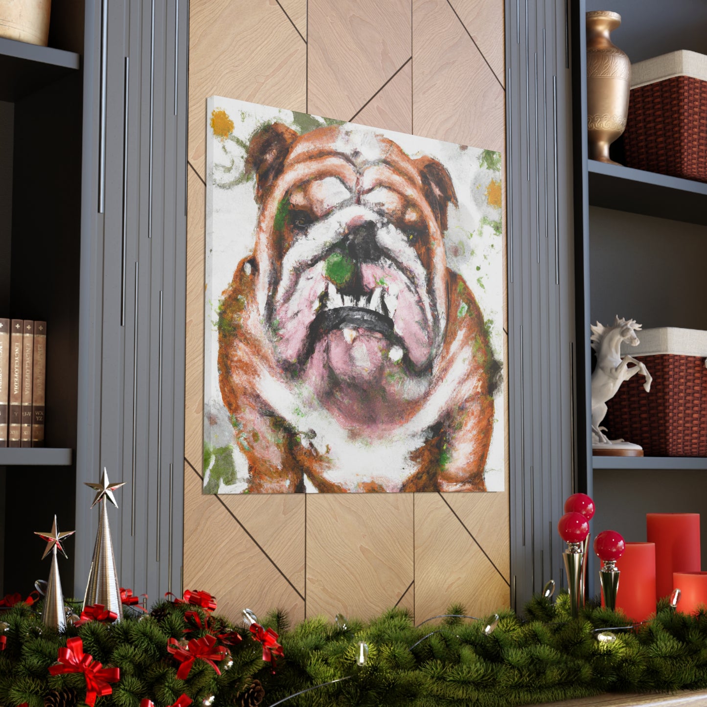 English Bulldog Bliss - Canvas