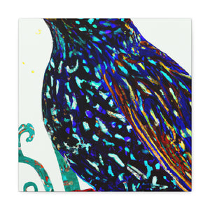 European Starling Reflection - Canvas