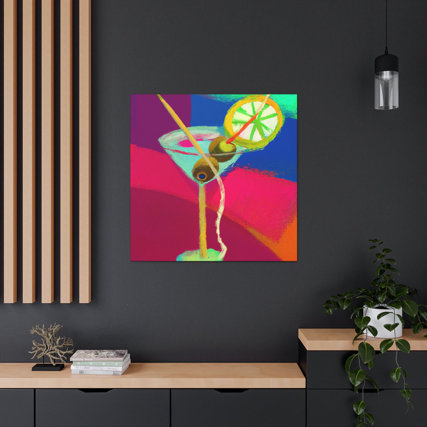 Martini Joyful Celebration - Canvas