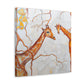 Giraffe in Art Nouveau - Canvas