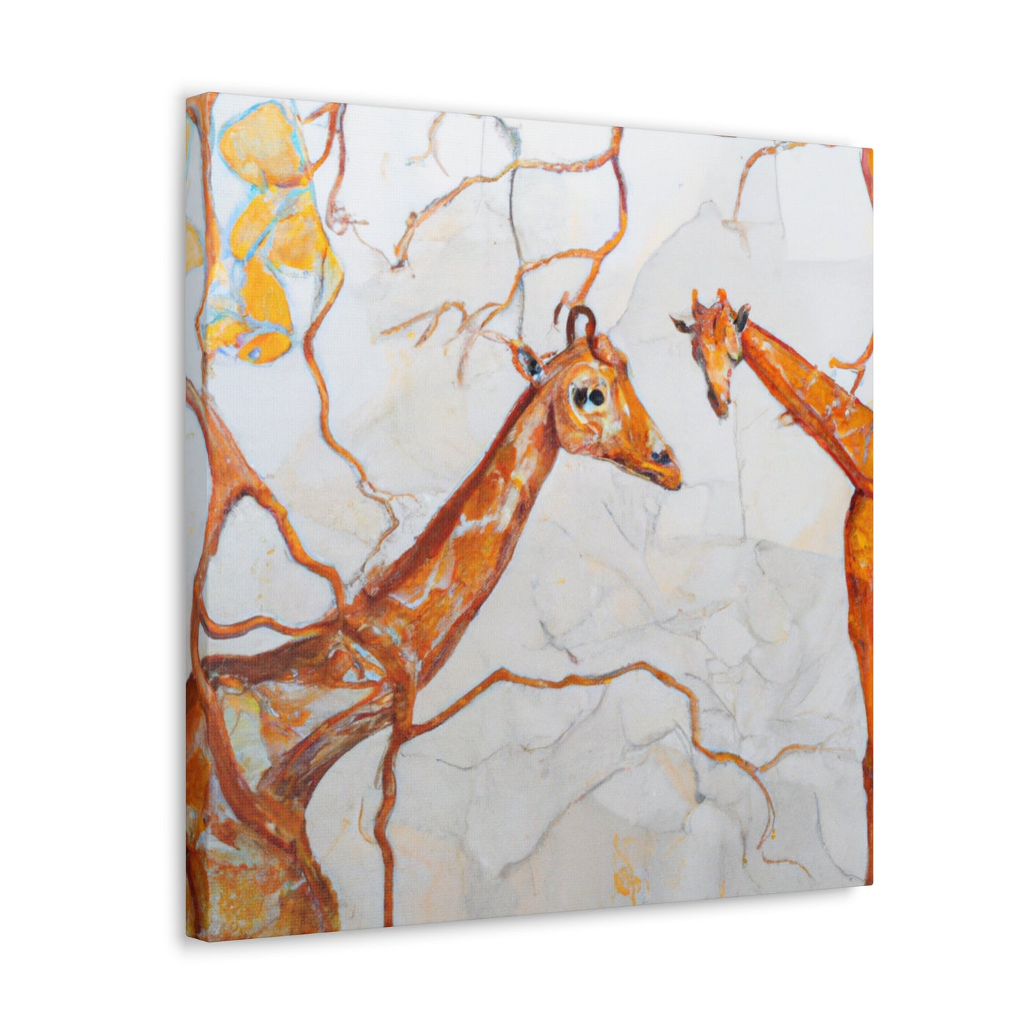 Giraffe in Art Nouveau - Canvas