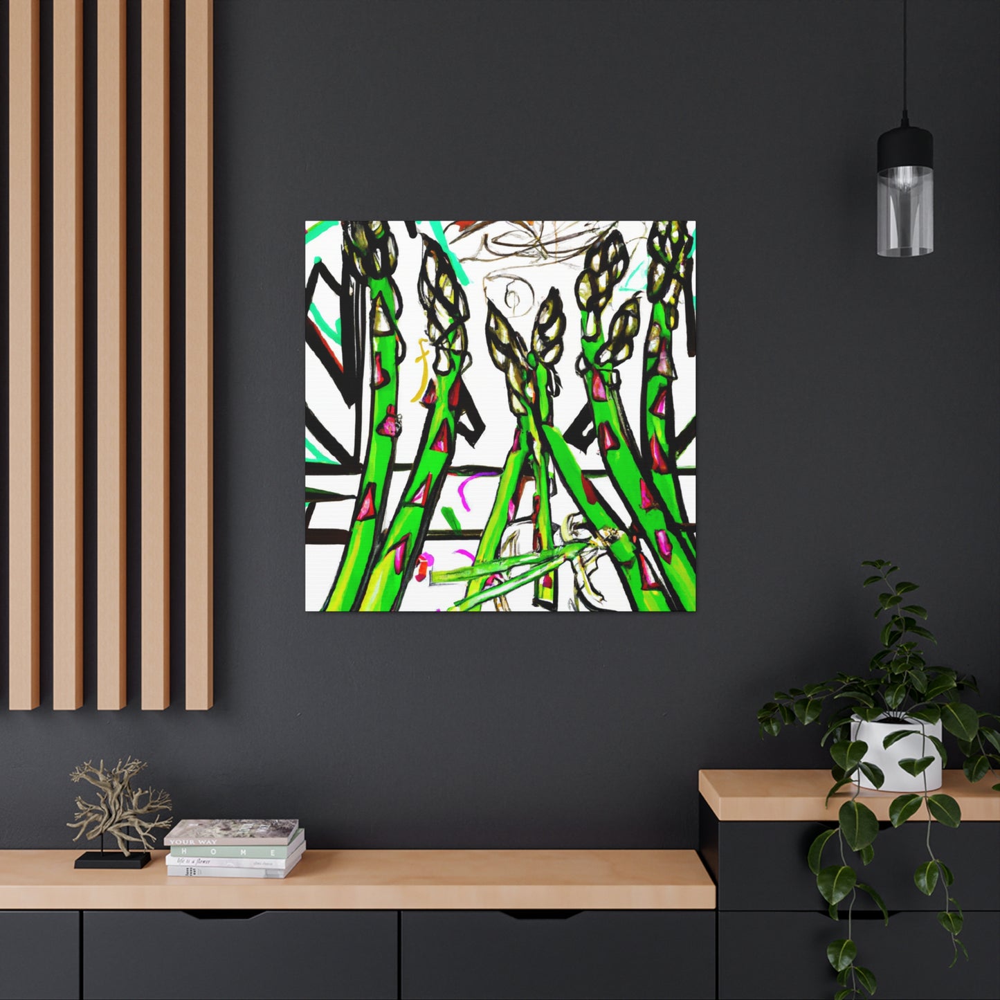 Asparagus Elegance Vision - Canvas