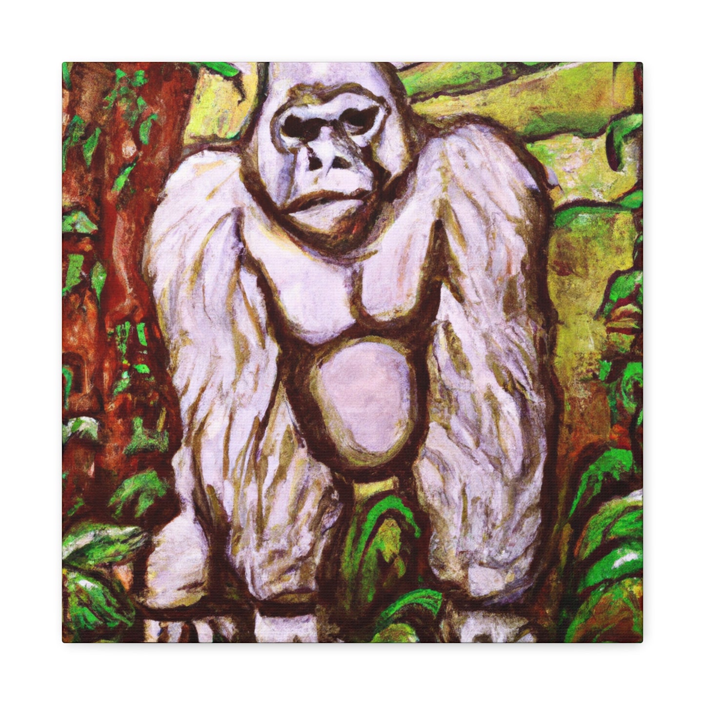 Gorilla Grandeur Portrait - Canvas