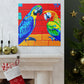 Macaws in Splendor. - Canvas