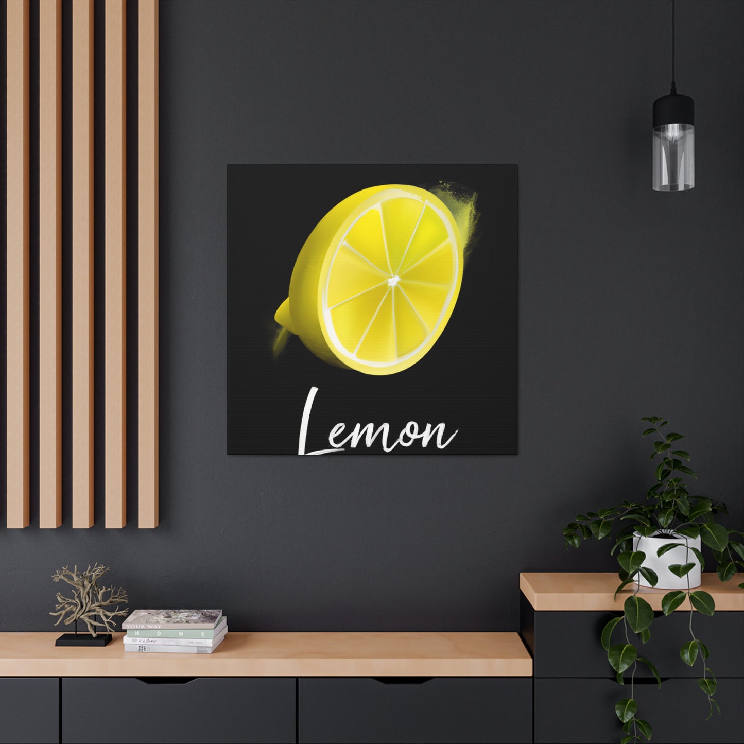 Lemon Zest Radiance - Canvas