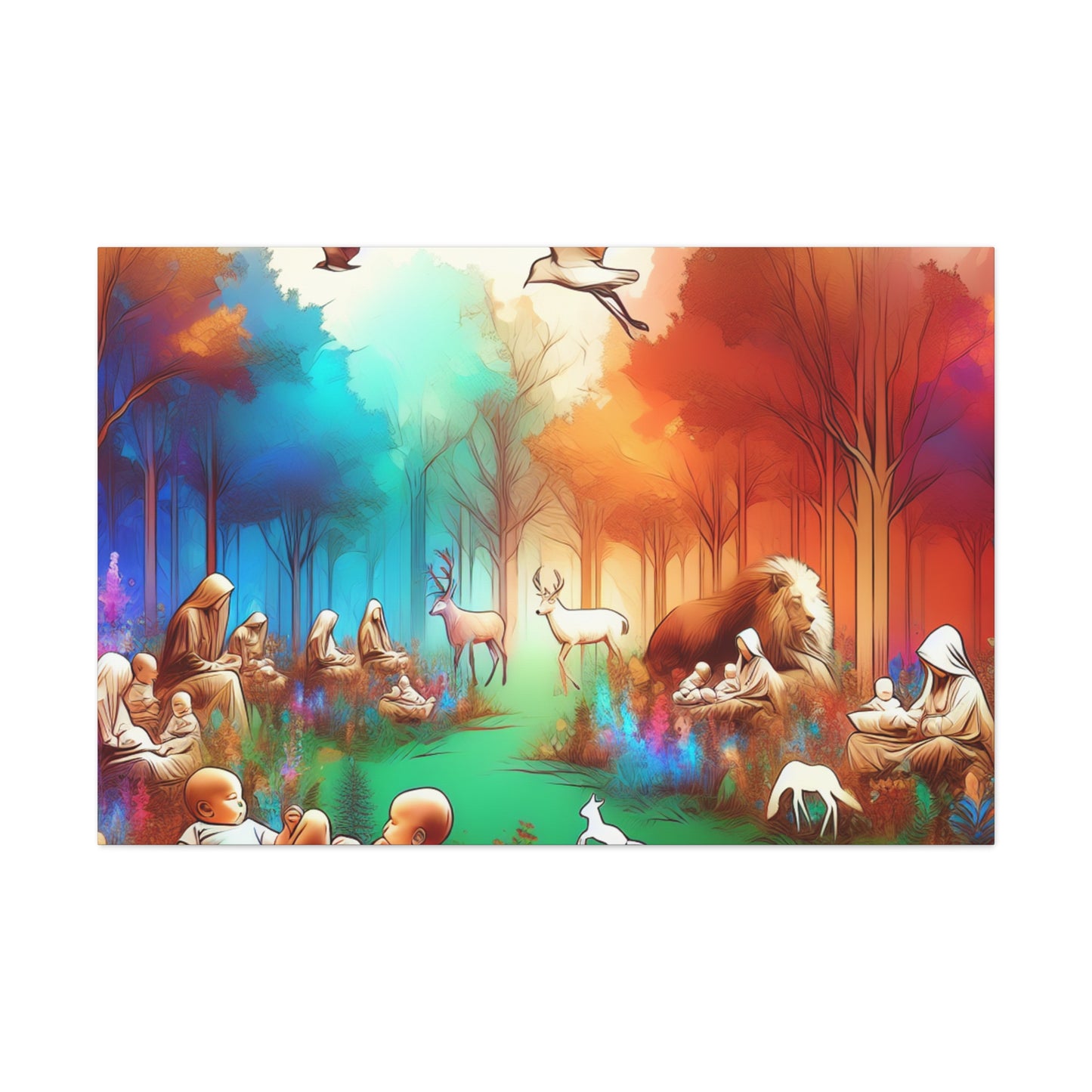 Whispering Woodland Wonders - Canvas