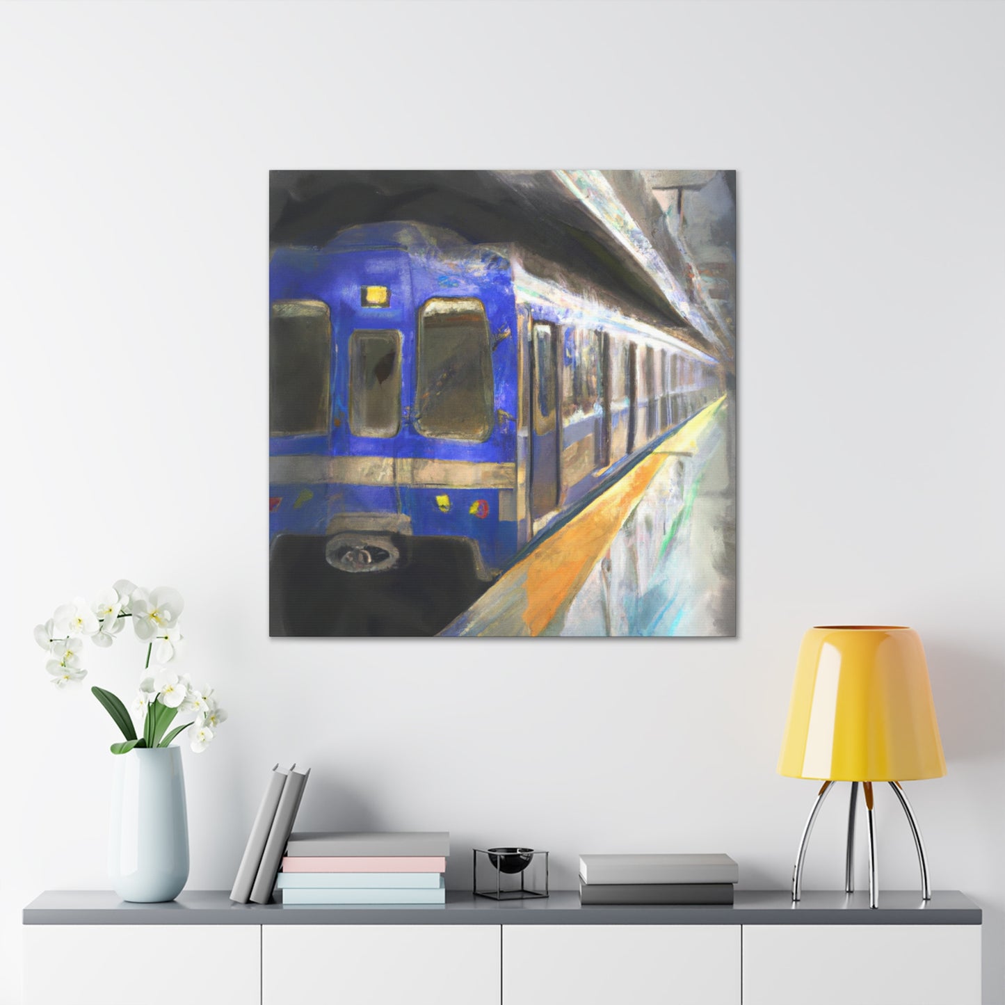 Subway Train Dreaming - Canvas