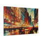 Vibrant Urban Stages - Canvas