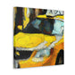 Taxi in the City - Canvas