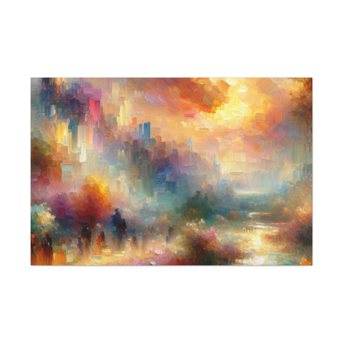 Gossamer Twilight Reflections - Canvas