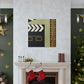 Starry Movie Clapboard - Canvas