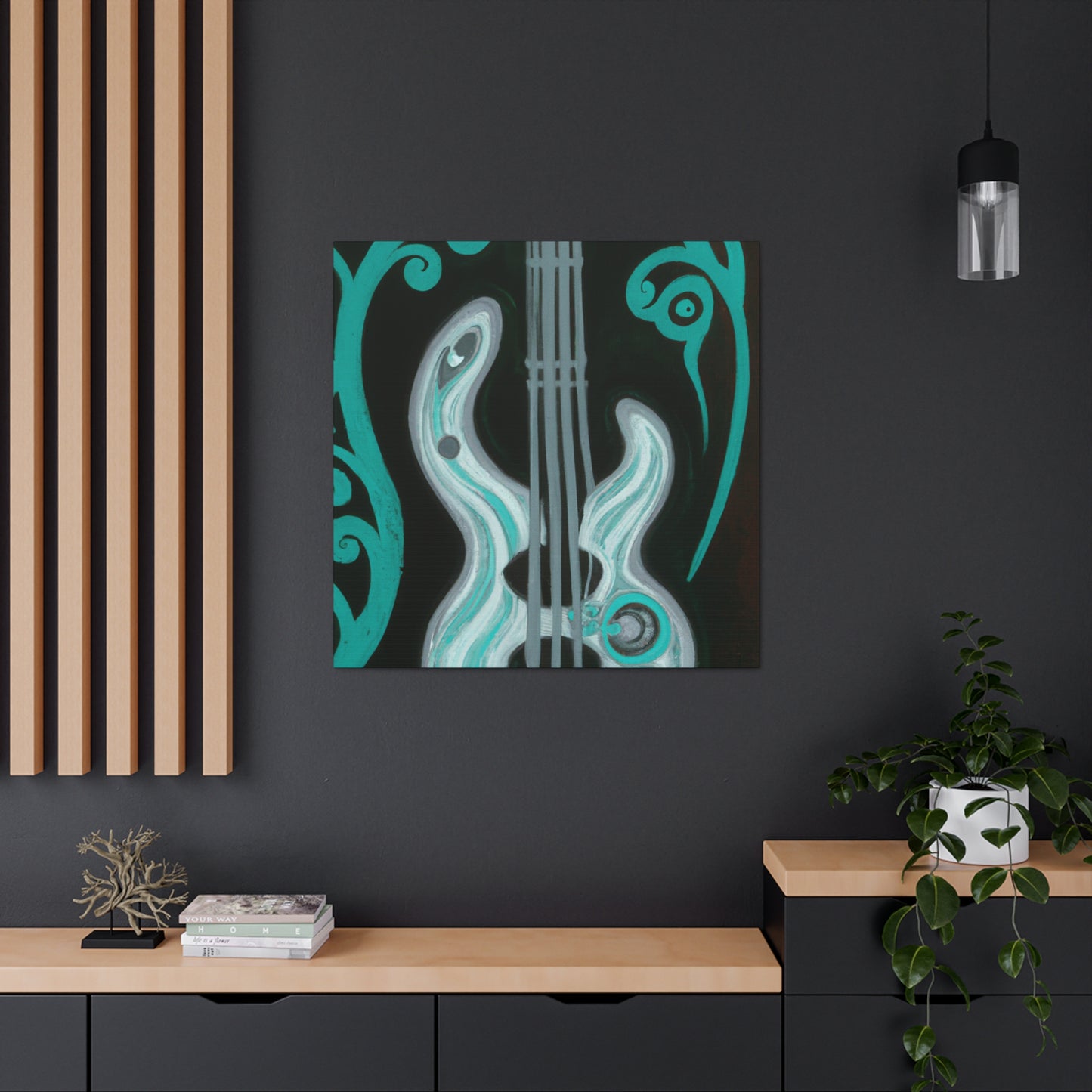 "Bass Guitar Symphony" - Canvas