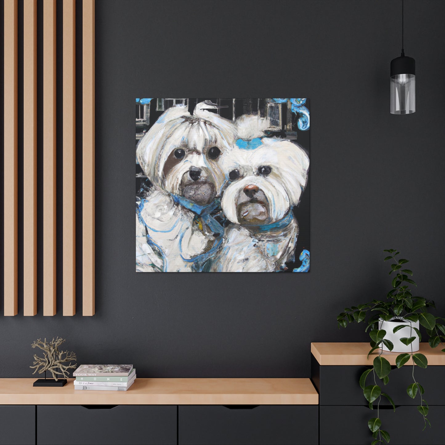 Maltese Street Mural - Canvas