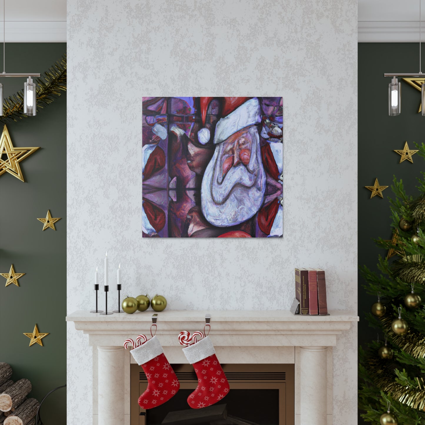 Santa in Dreamland - Canvas